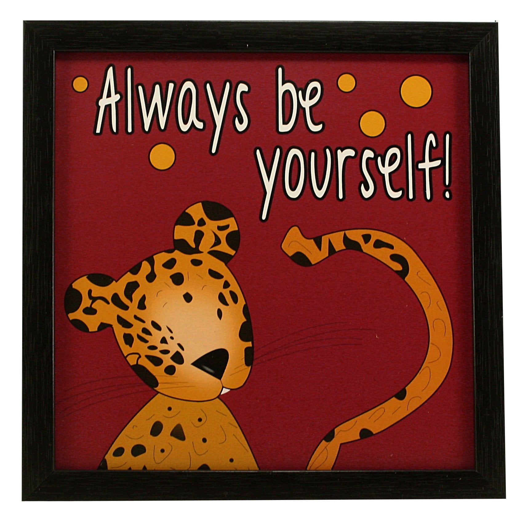 Indianara 4 Piece Set of Framed Wall Hanging Kids Motivational Study Room (1034) Decor Art Prints 8.7 inch X 8.7 inch Without Gl